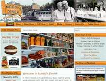 Tablet Screenshot of moodysdiner.com